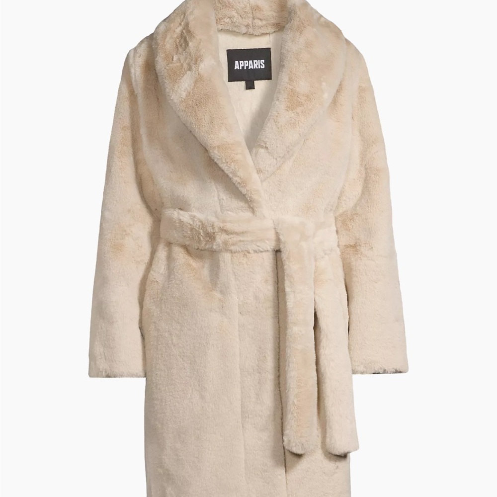 NWT Apparis Women's Faux Fur Bree Coat Size M